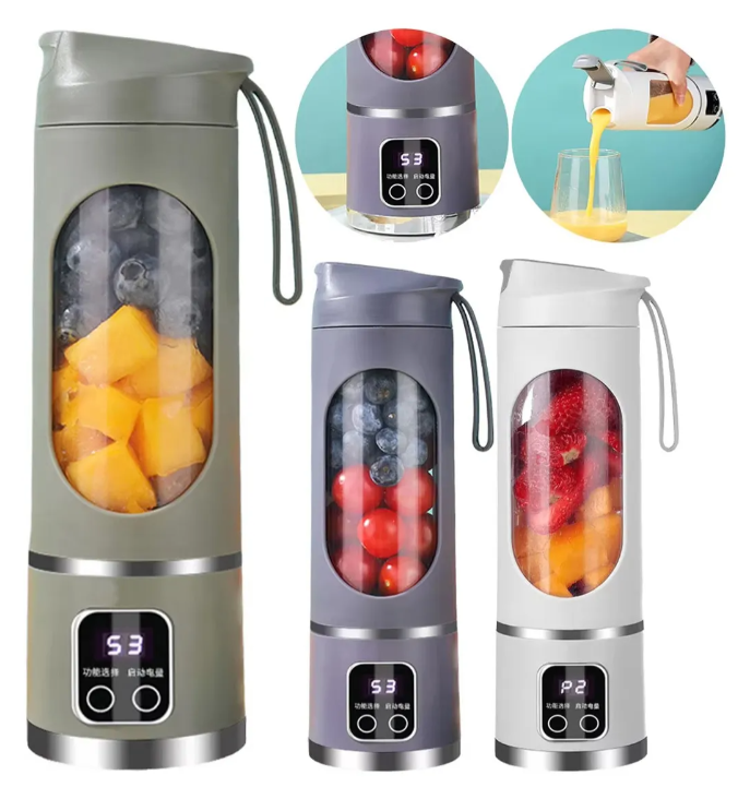 Licuadora Portatil Digital Inalambrica 450 ml