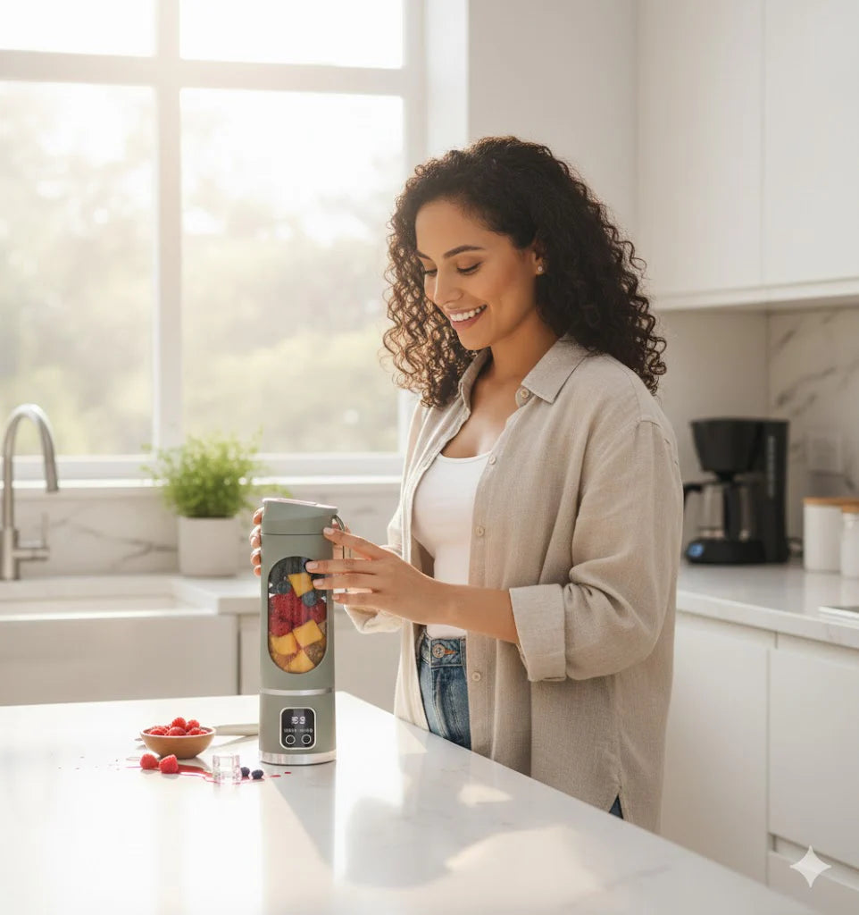 Licuadora Portatil Digital Inalambrica 450 ml